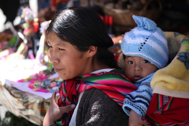 Local Bolivian woman