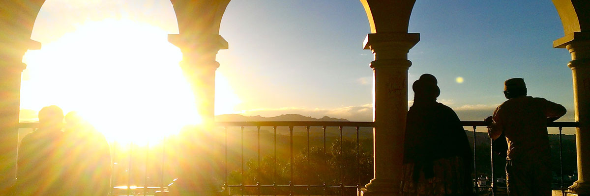 Sucre Bolivia - La Recoleta viewpoint