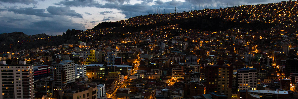 la paz bolivia - night life in sopocachi