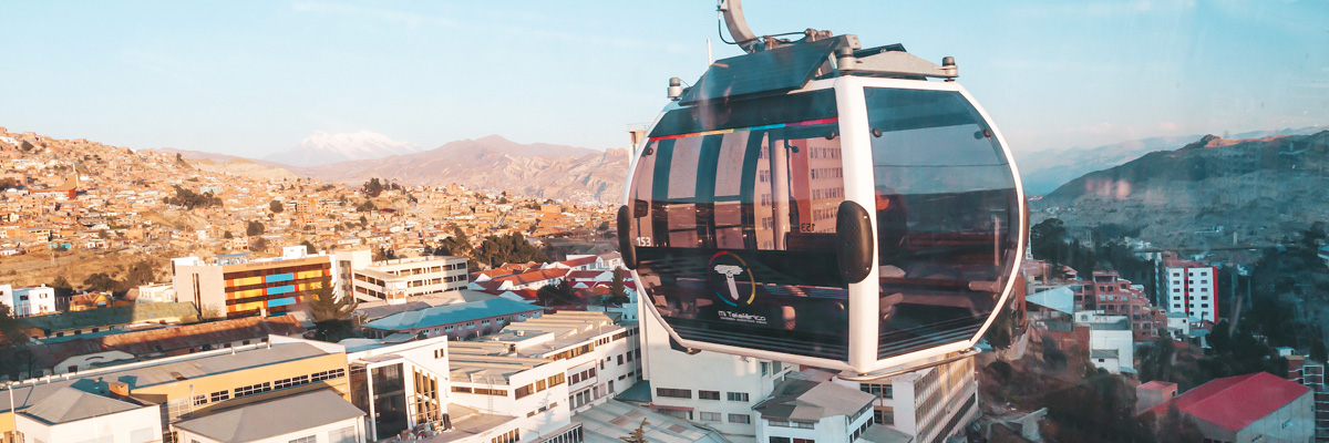 la paz bolivia - la paz teleferico cable cars