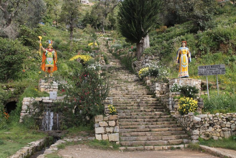 Inca Stairway Isla Del Sol 